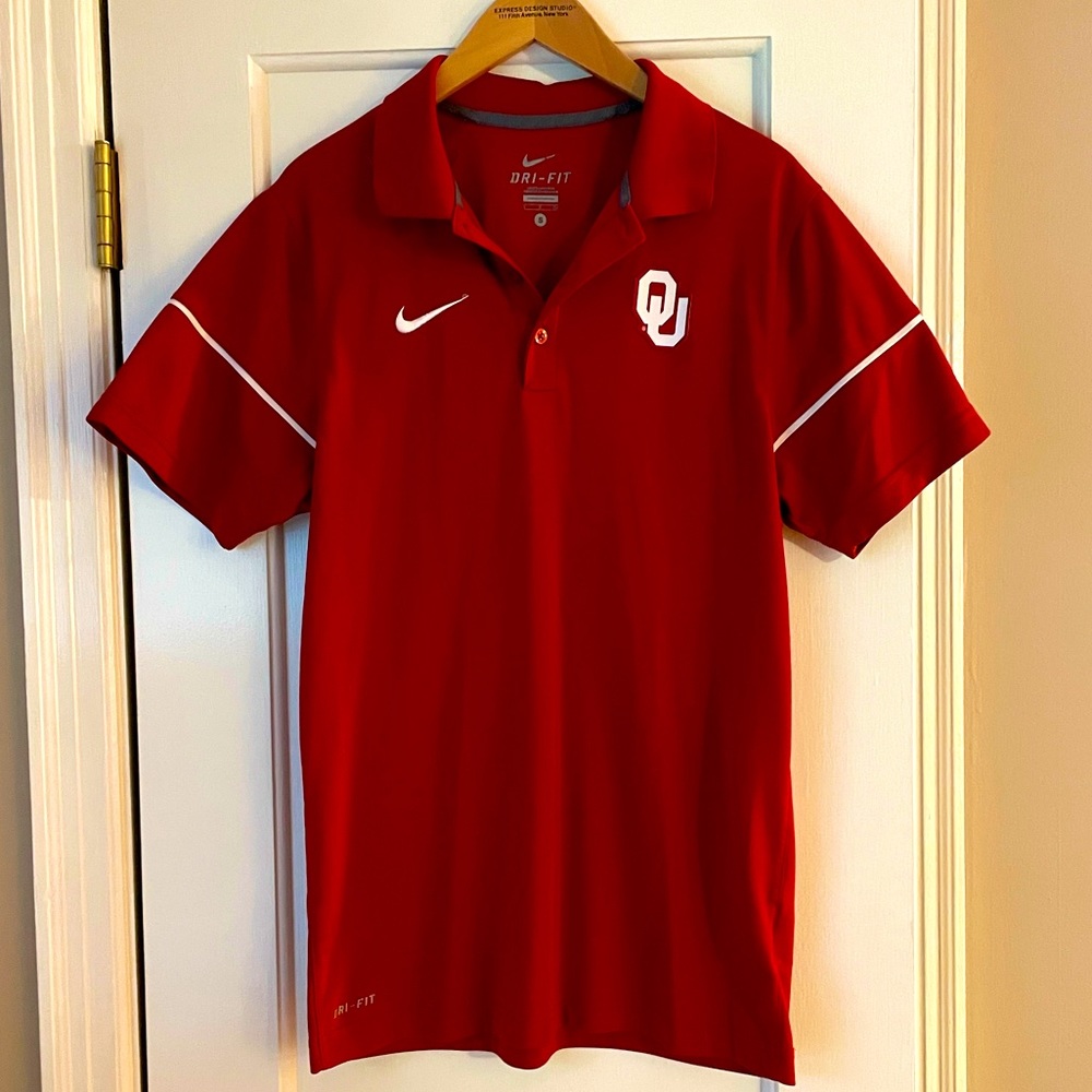 OU Nike Men’s Dri Fit Polo